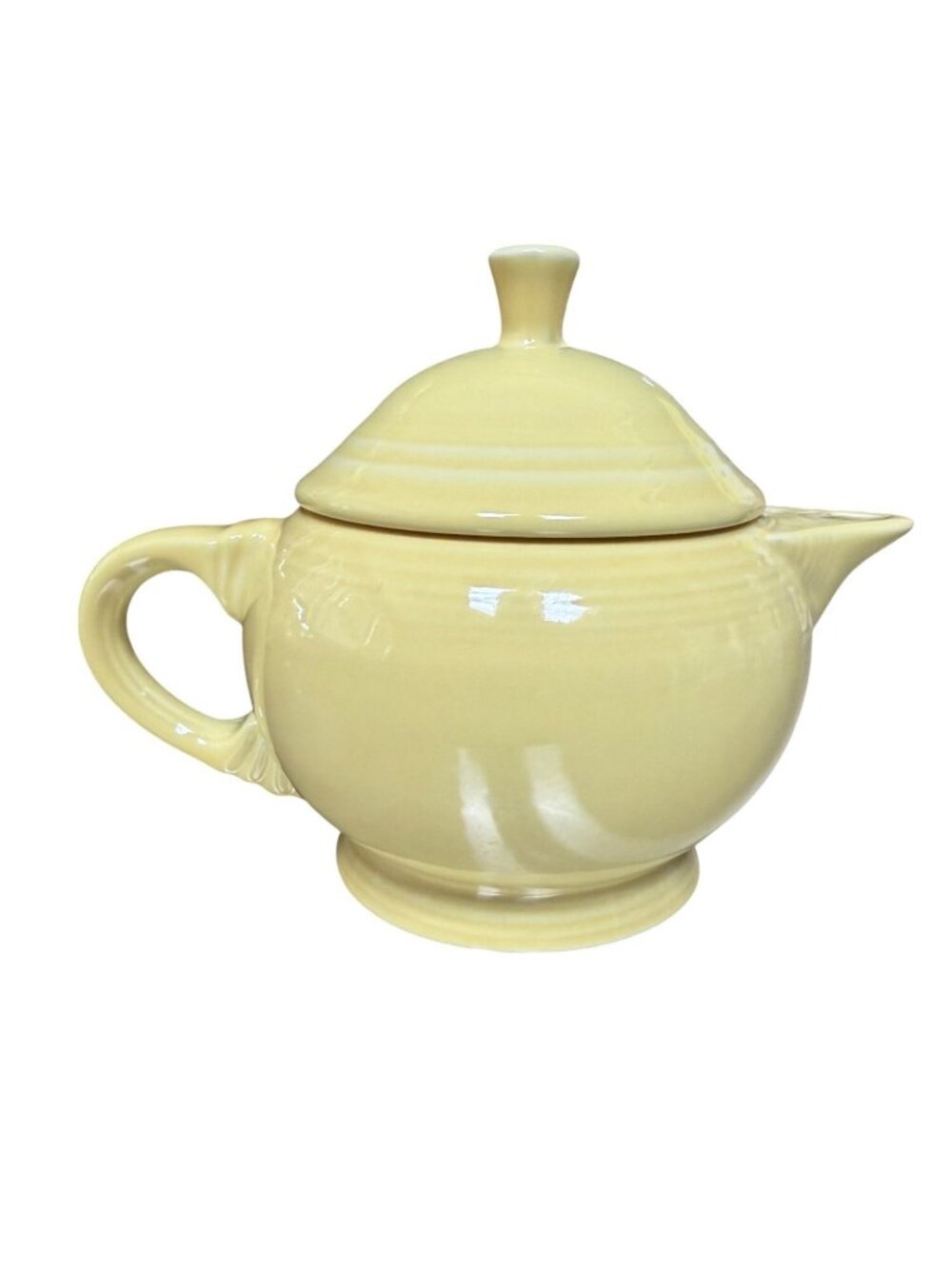 Fiestaware Pale Yellow 2 cup TeaPot Small